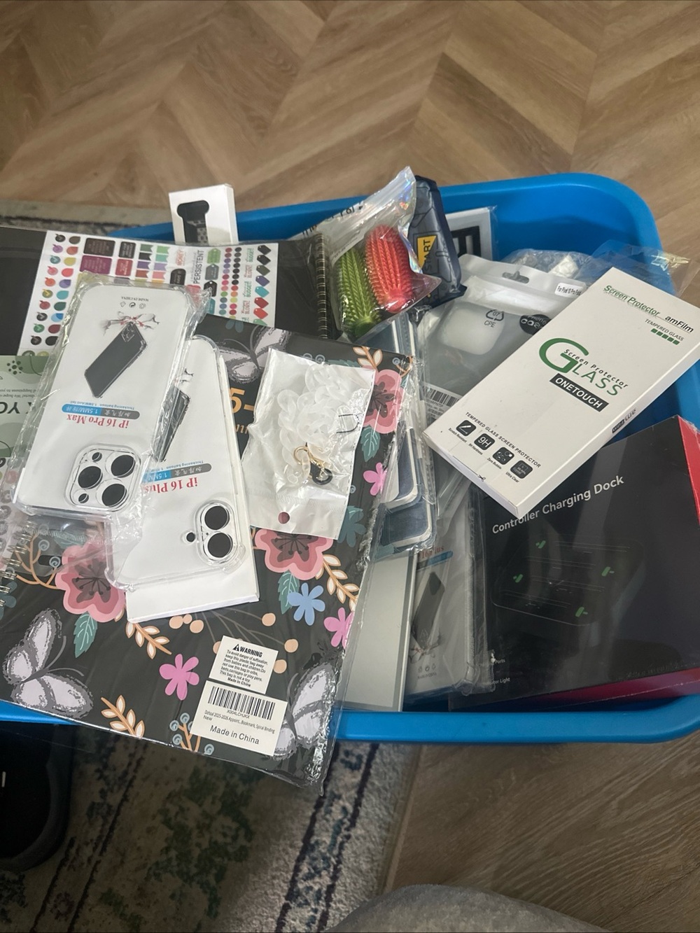 Assorted Phone Cases & Accessories Bundle - Floral and White
